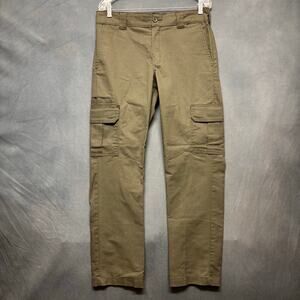 Dickies Flex Slim Straight Cargo Pants Green Utility Military Streetwear Skater